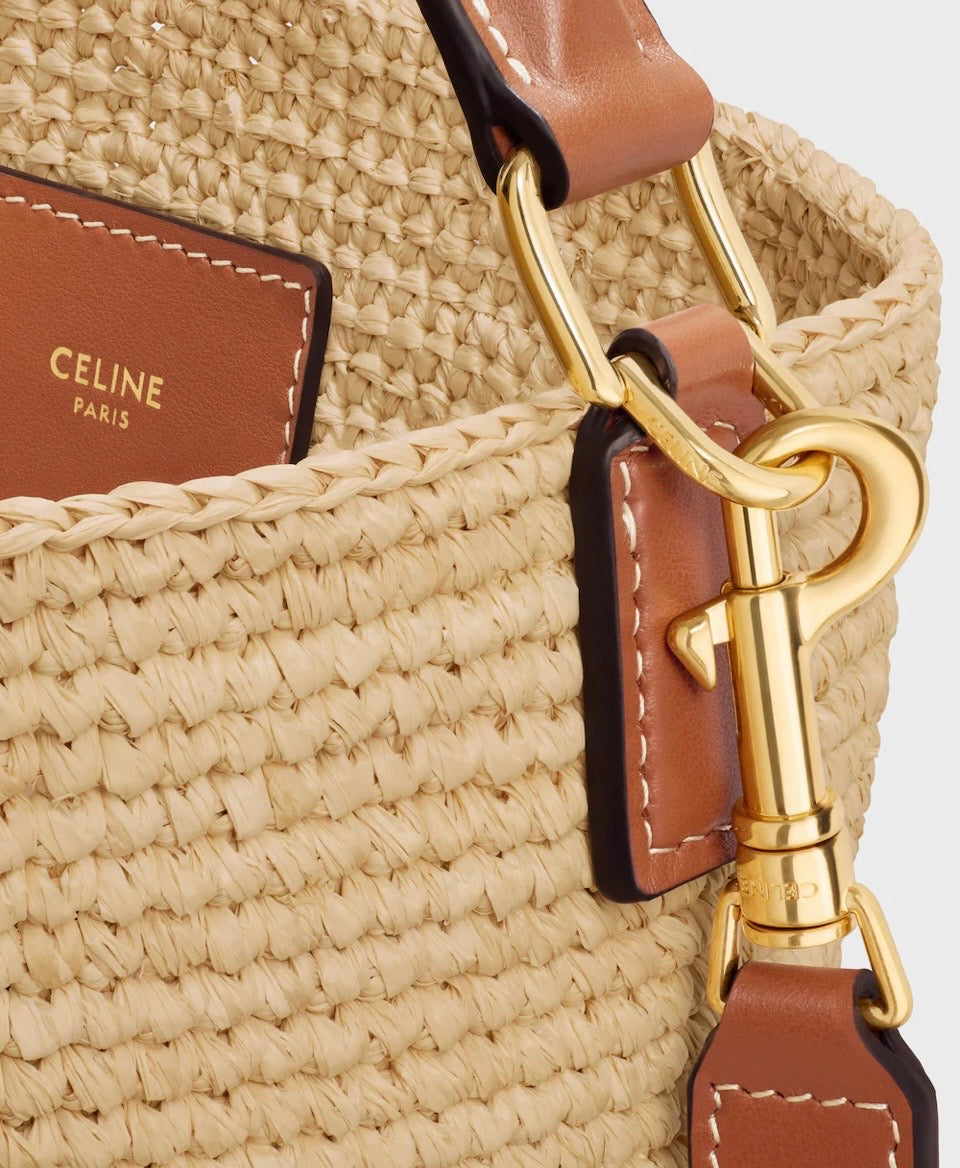 Sac sceau paille Céline