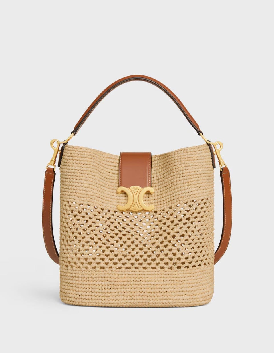 Sac sceau paille Céline