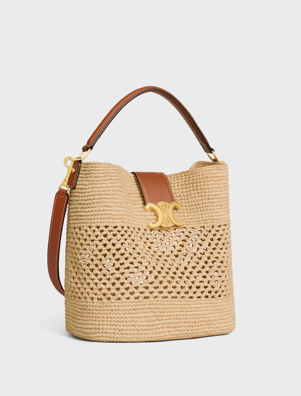 Sac sceau paille Céline