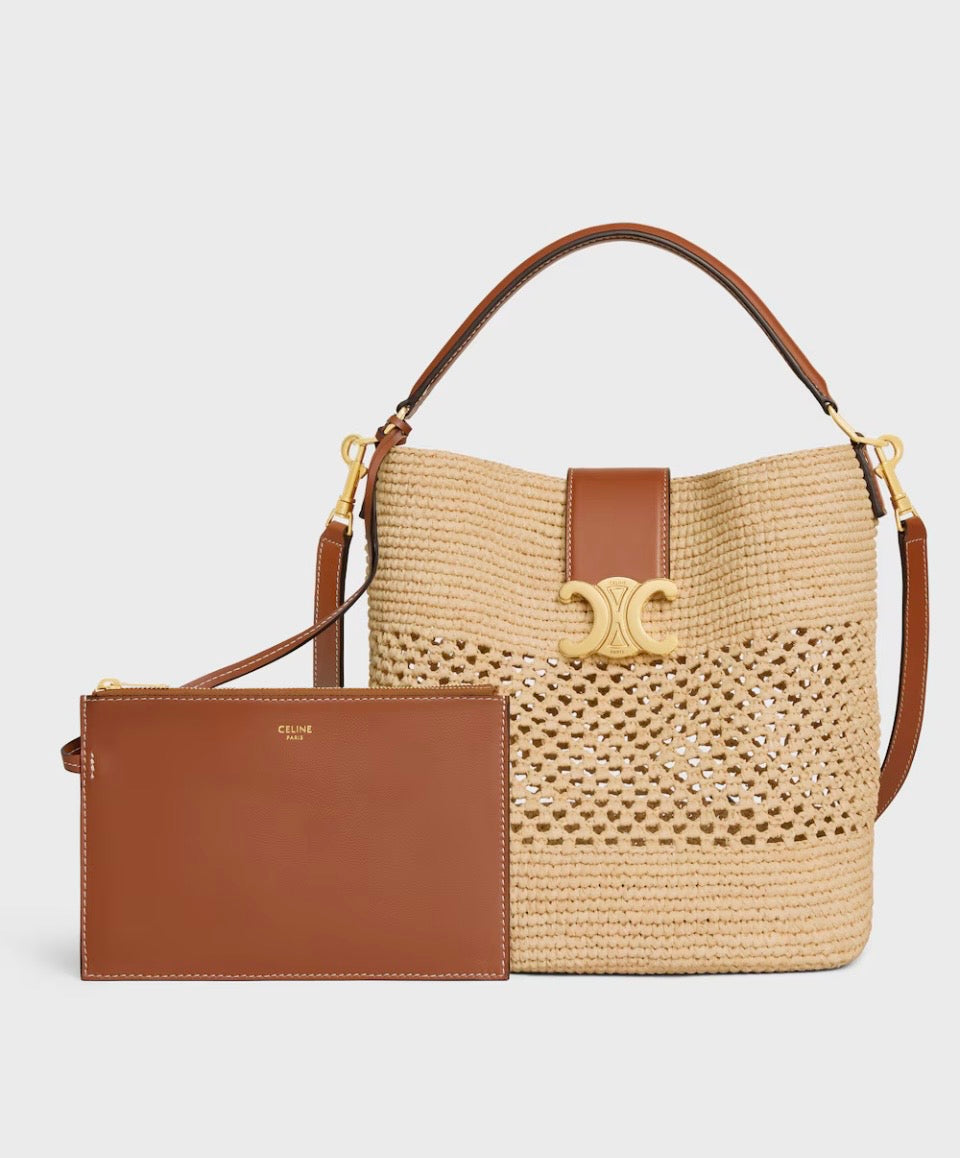 Sac sceau paille Céline