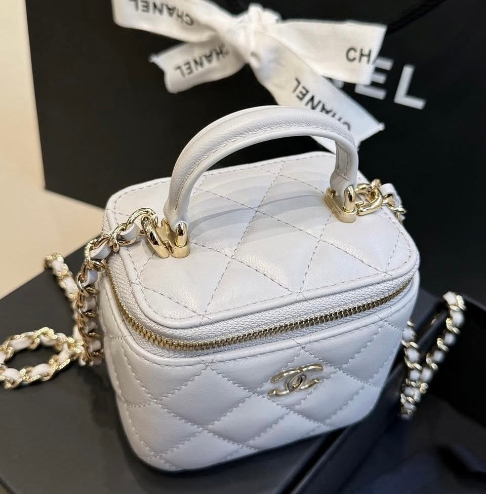 Chanel sac blanc